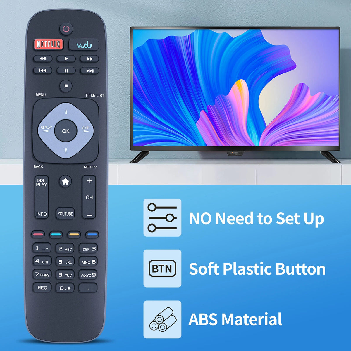 URMT41JHG002 Remote Control For Philips DVR Video Recorder HDR5750/F7