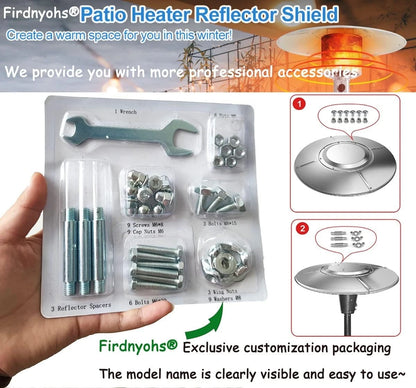Replacement Hardware Bolt & Nut Set for Patio Heater - For Umbrella Heaters