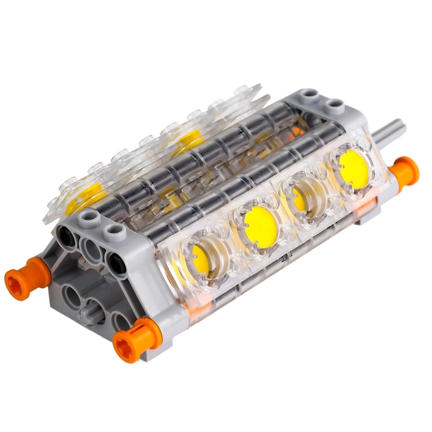 TEESE 55pcs Crankshaft Engine 6 inches x 4 x 2 inches, Yellow
