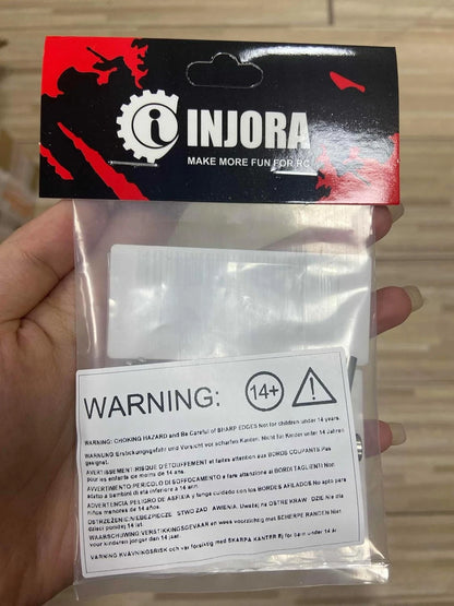 INJORA Center Drive Shaft Stainless Steel D-Shaped Hole for...