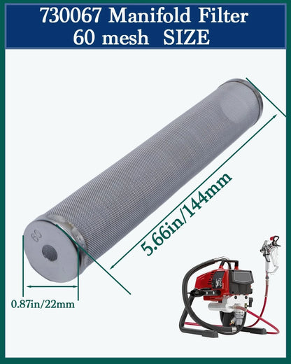 730-067 60 Mesh 5-Packs Fluid Manifold Filter Compatible with 60 5PC