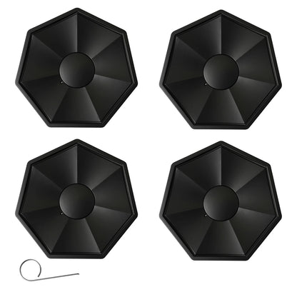 4PCS Full Coverage Wheel Center Hub Caps Cover for Tesla Cybertruck 2023 2024