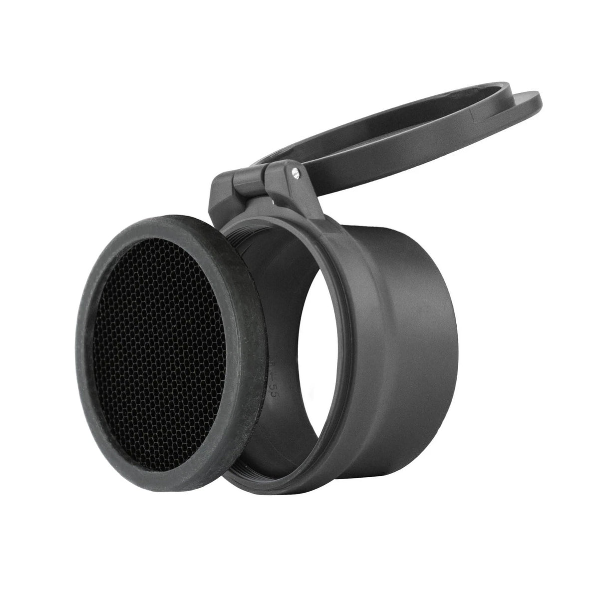 Monstrum Flip Up Scope Lens Cover with Honeycomb 30-37 mm diameter, Black