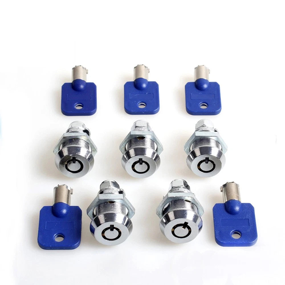 5pcs Cam Lock 27mm Length For Pinball Machine Arcade Cabinet Door Cupboard Lock