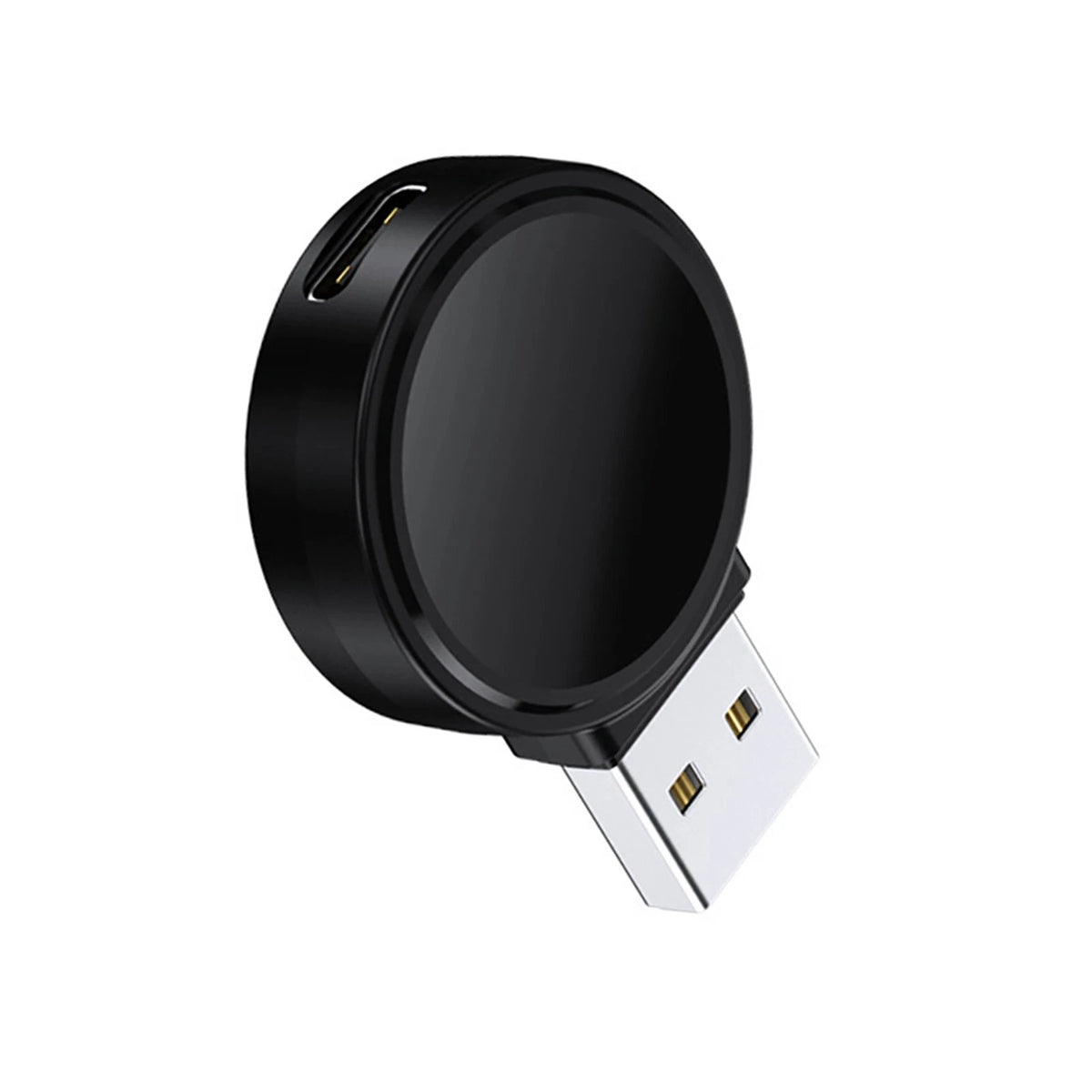 1Pc Black Wireless USB Type-C Charging Dock For Apple Watch 8 7 6 5 4 3 2 1