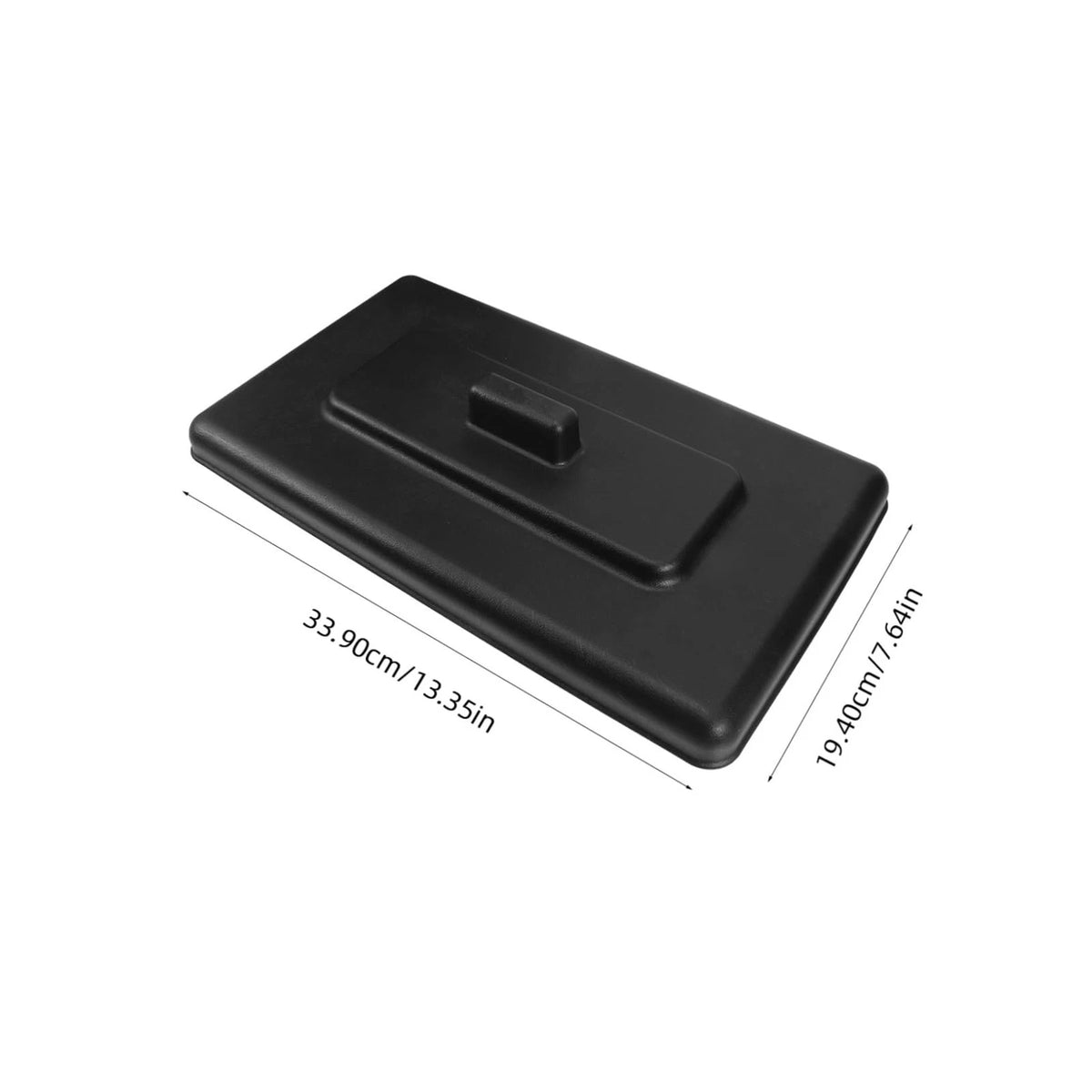 BESTonZON Ice Cream Machine Cover Portable Lid 34.5x19.8cm, Black