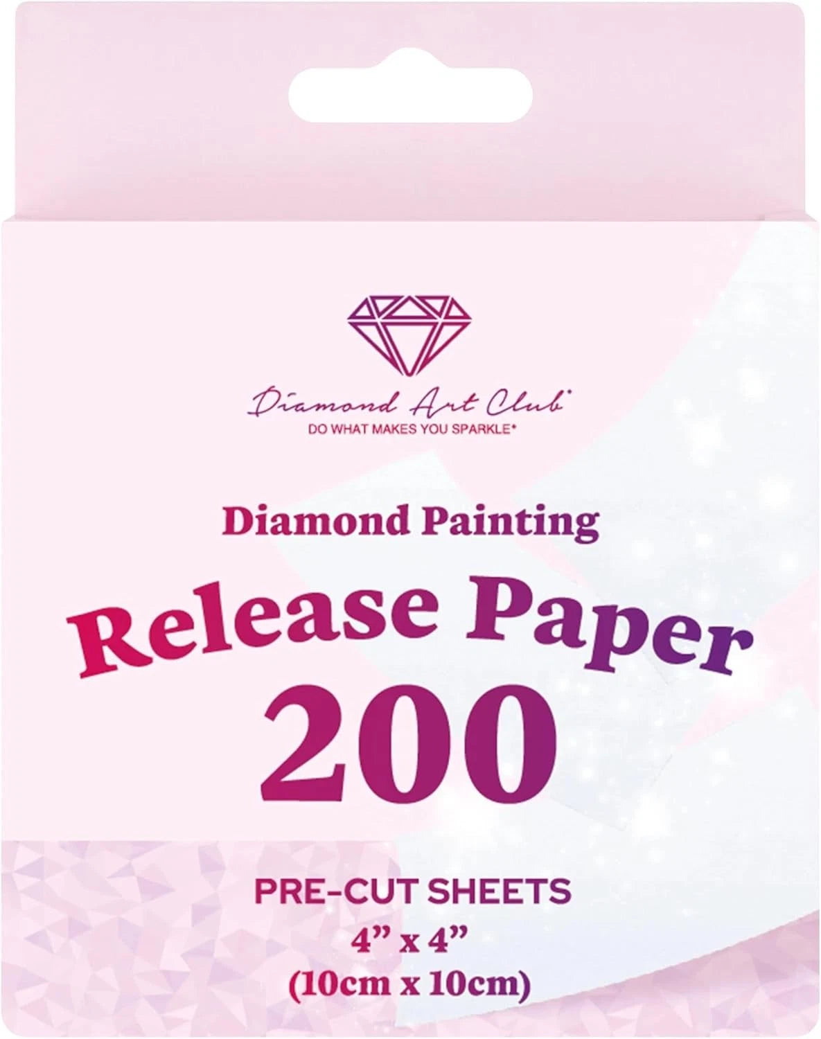 Diamond Art Club 200-Piece Premium Painting Release Paper Pack, white