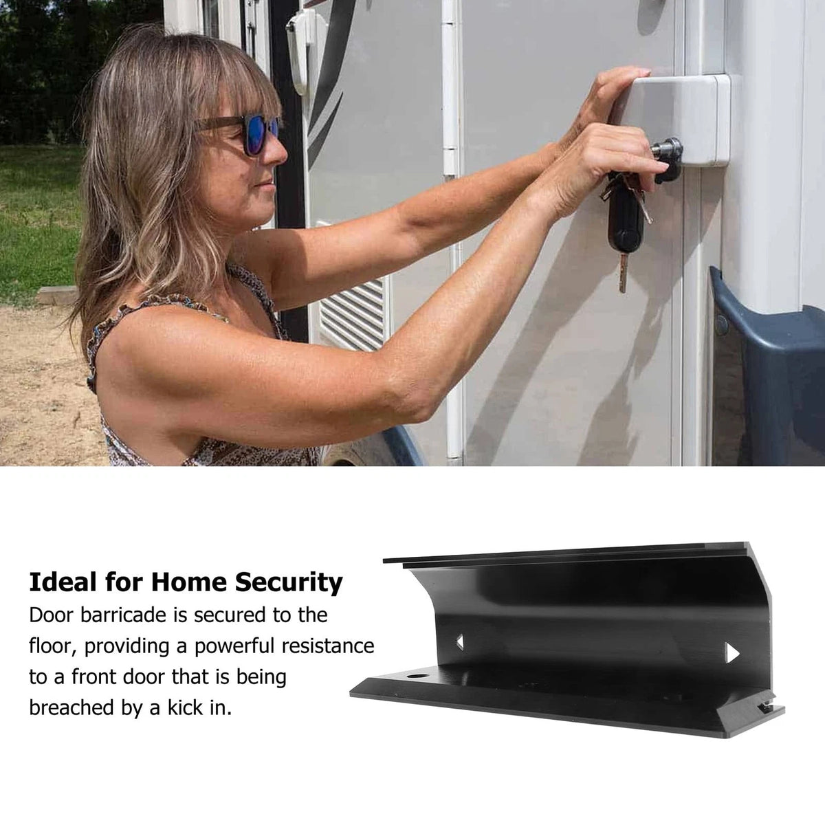 Door Barricade Security Lock Brace Aluminium Alloy Home normal, popular