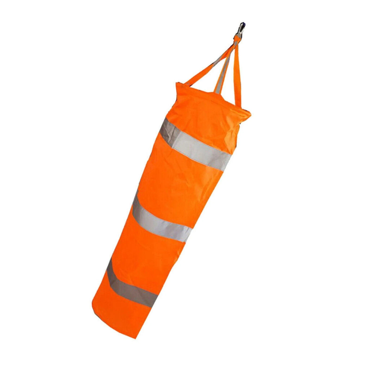 30" Long Orange Outdoor Reflective Belts Grommet Windsock Airport Wind SOCK