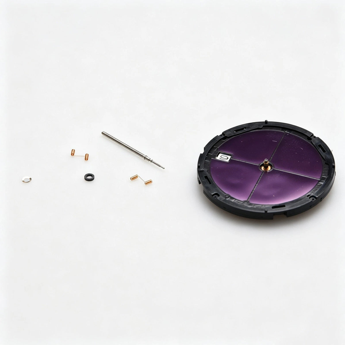 3-Hands Watch Movement Black Date Indicator At 3 Solar Movement For VS42A