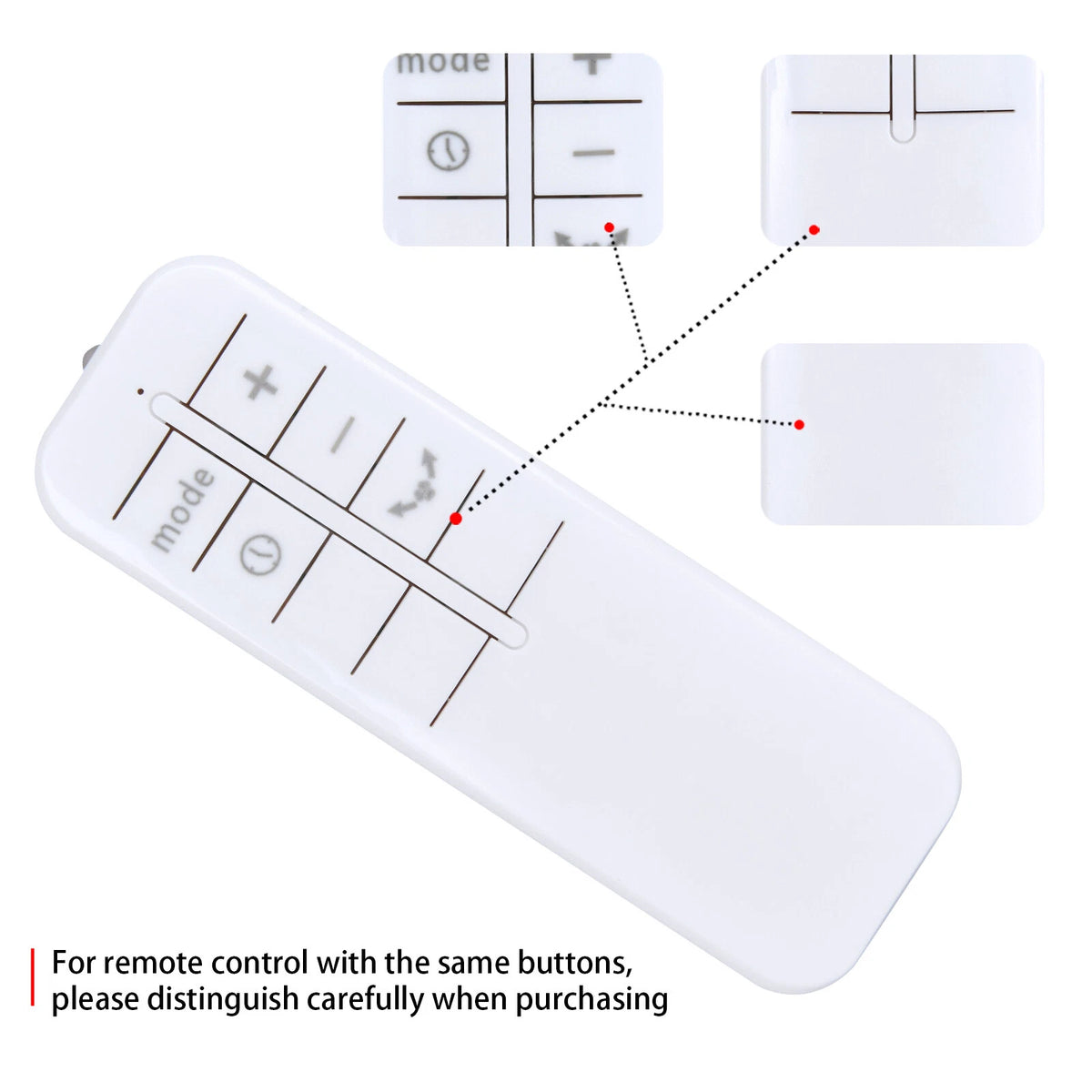Remote Control For Bionaire Dual Direction Oscillating Digital Tower Fan
