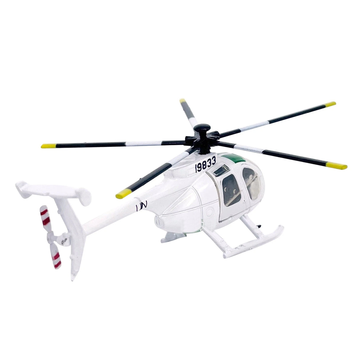 1PCS 2.8in US Army MH-6 Little Bird Helicopter Finished Model Toy Gift Kit