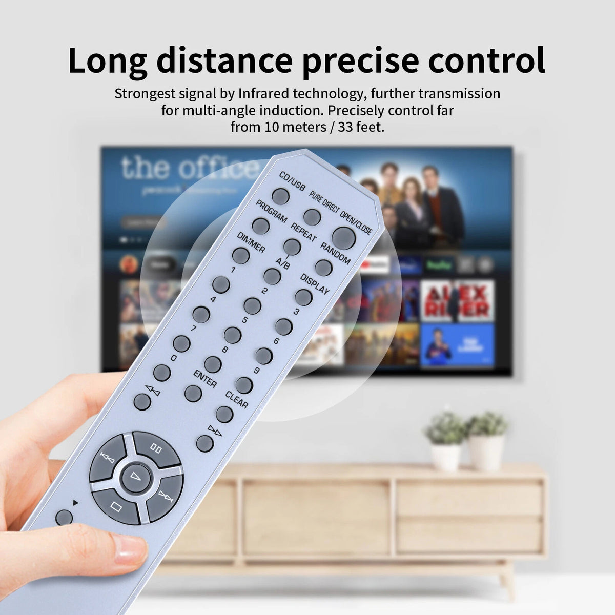 CDX8 WR96080 Remote Control For Yamaha CD Compact Disc Player CD-S300 CDS300