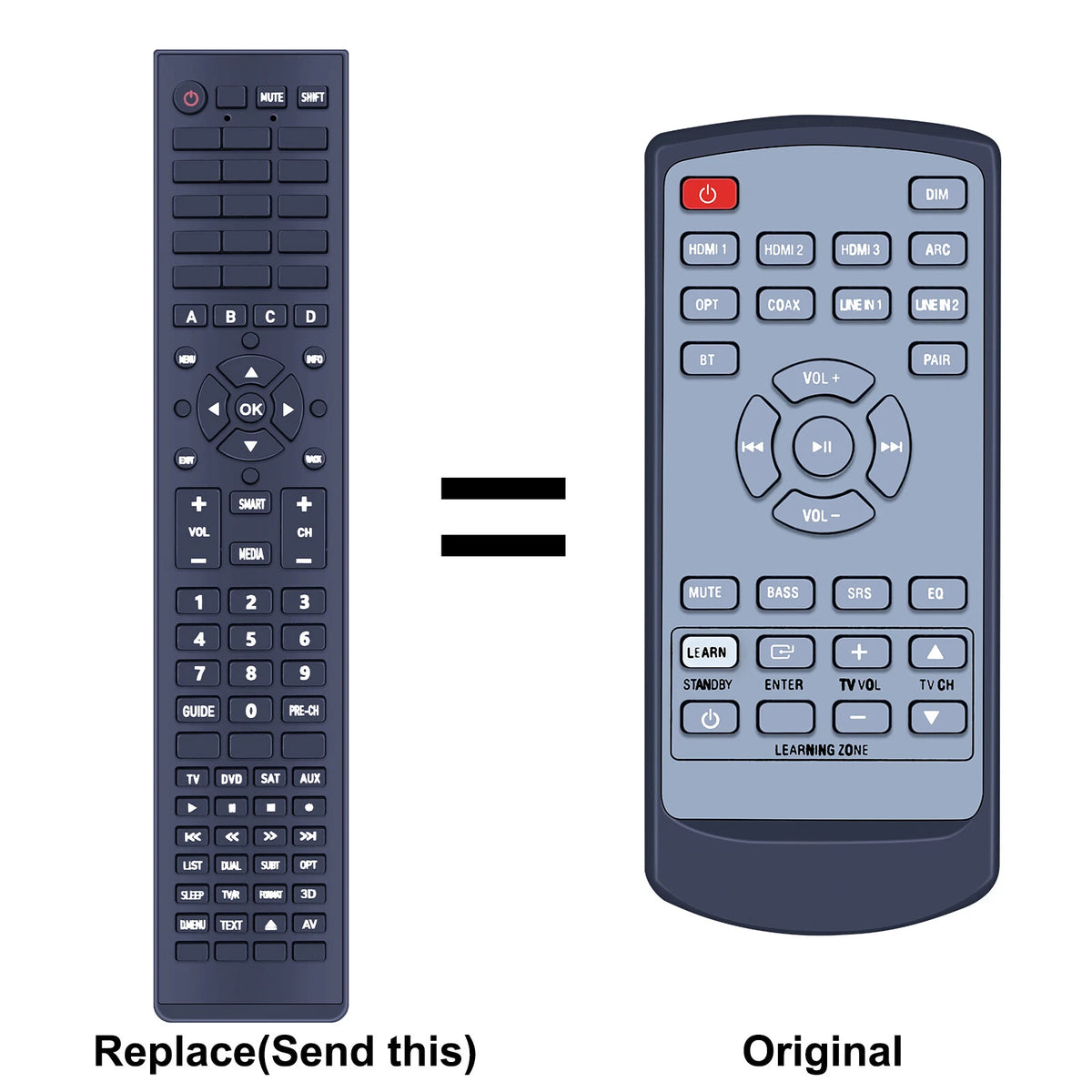 Replacement Remote Control For MAXELL MXSP-SB3000