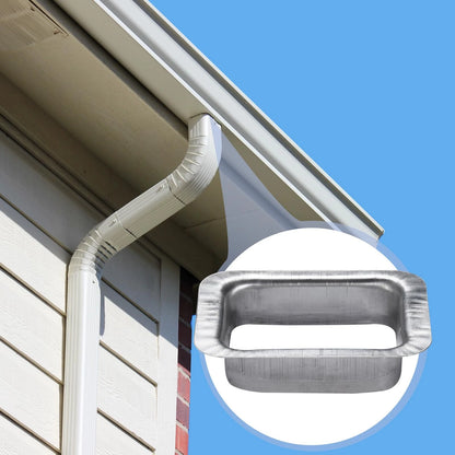 VYH 2" x 3" Rain Gutter Downspout Drop Outlet Aluminum K x 3", primary