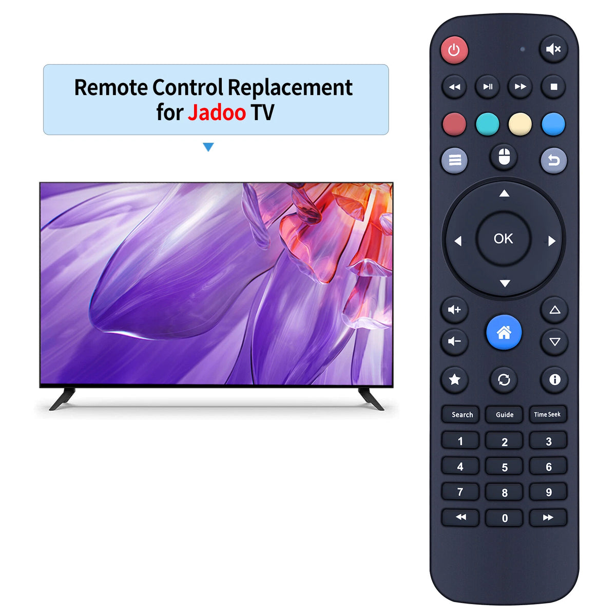 Replacement Remote Control For Jadoo TV 4 5 5S IPTV Box