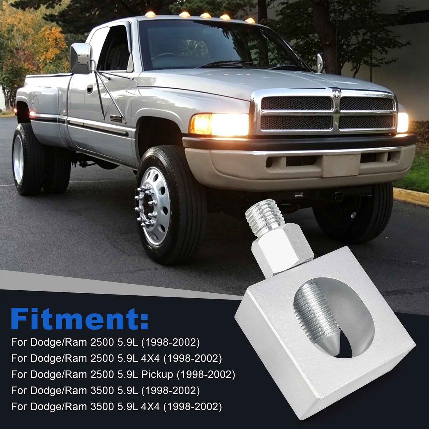 Injector Pop Pressure Tester Adapter Tool For Dodge Ram Cummins 5.9L 24V 98-02