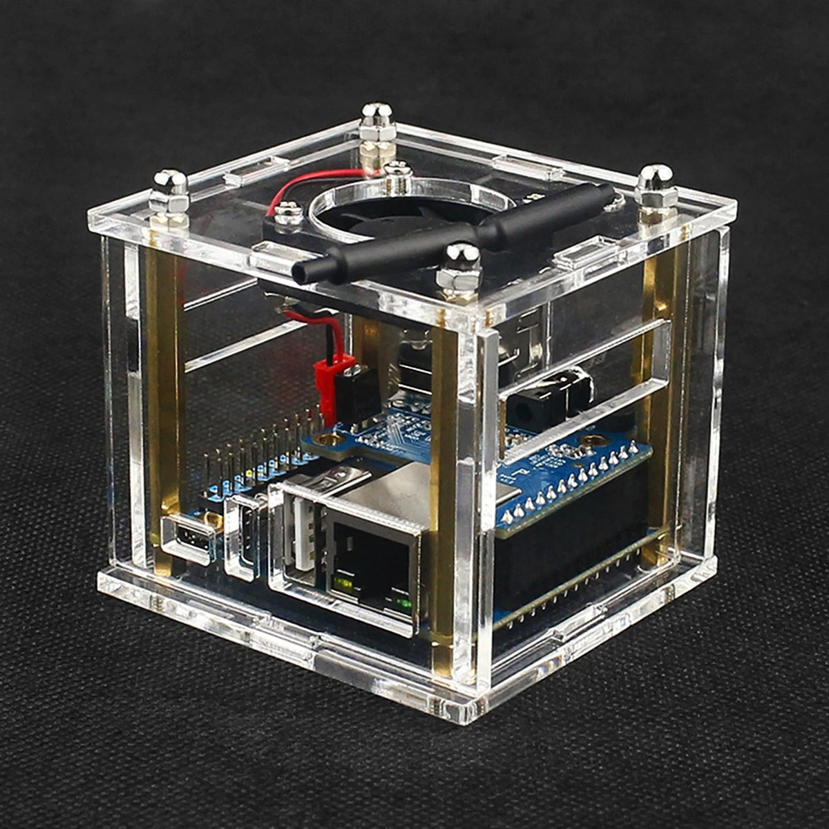 Acrylic Case Transparent Enclosure Clear Protective Cover For Orange Pi Zero 3