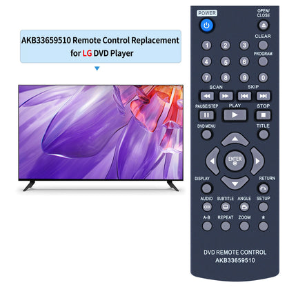 AKB33659510 Remote Control For LG DVD Player DP122 DP520 DP522 DVX480 DV480