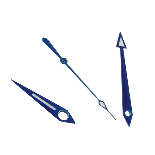 Replacement Repair Part Kit Blue Edge White Watch Hands Fit For ETA 2824 F