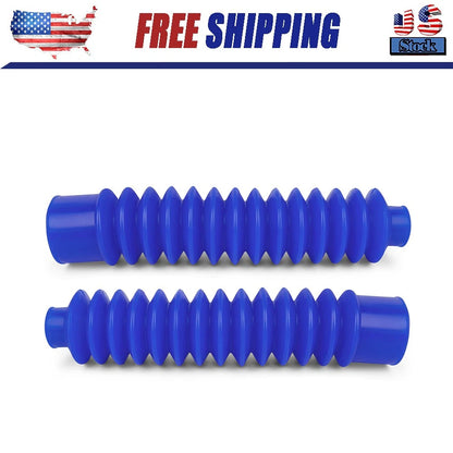 Blue Universal Fork Boots For Honda ATC 200X 1983 1984 1985 1986 1987