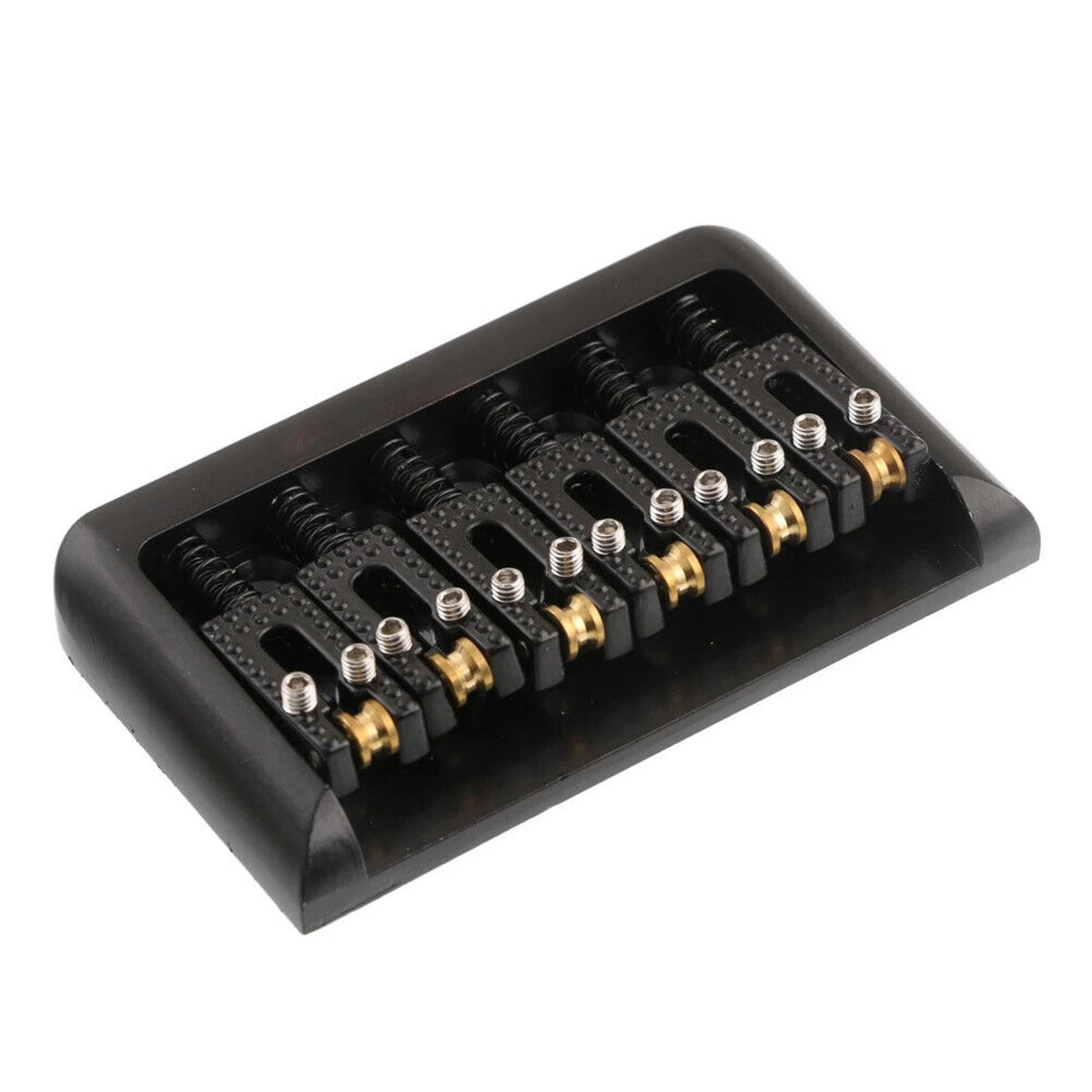Zinc Alloy Roller Saddle Bridge Adjustable Saddles  For Electric Guitar