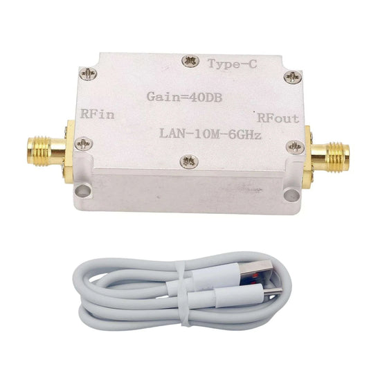 10M-6GHz RF Amplifier High Gain Driver Receiving Amplifier for GPS Receiver 40dB