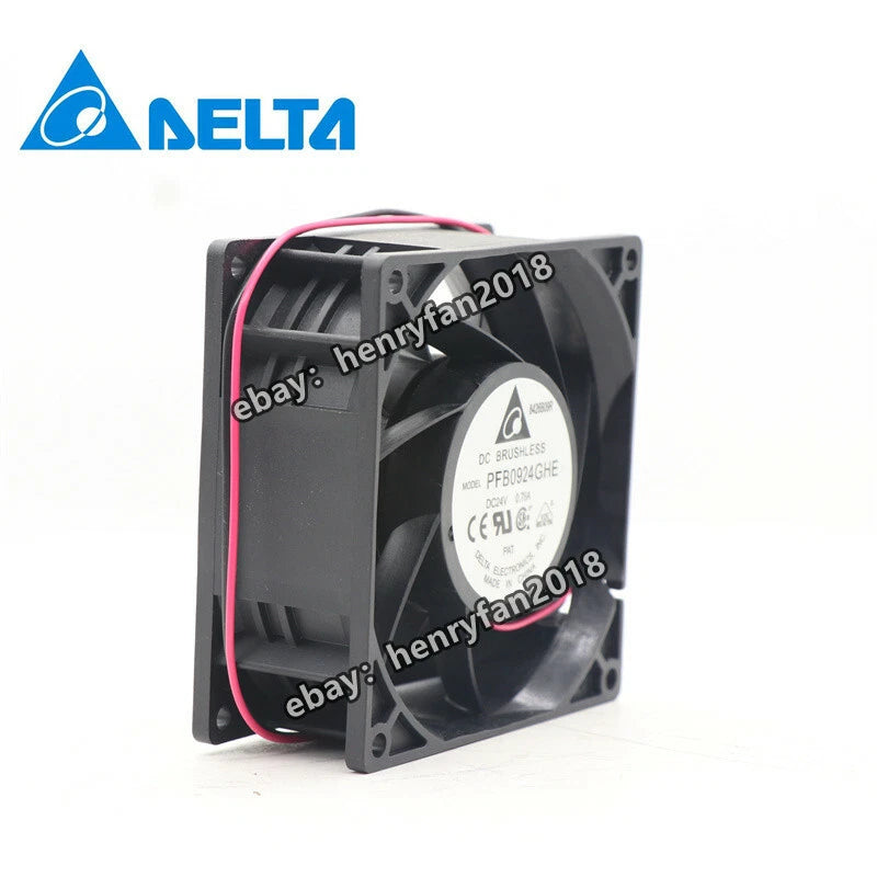 Delta PFB0924GHE Axial Fan DC 24V 0.76A 92*92*38mm 2-wires Inverter Cooling Fan