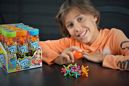 JA-RU Jumbo Jax Toy Set (3 Pack) Soft Rubber Jacks Game 3 Packs,