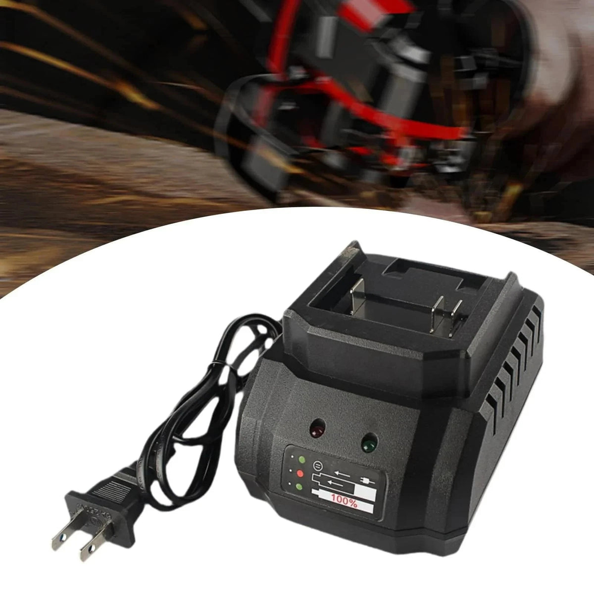 Plug Charger For Makita 18V 21V Lithium Ion BL1415 BL1815 BL1830 BL1850 Pack