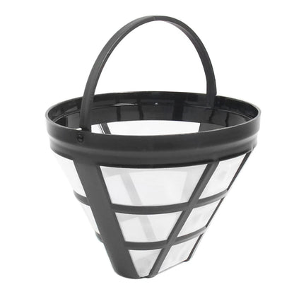Cestlaive (4-Pack) No.4 Cone Reusable Replacement Coffee Maker #4, Black