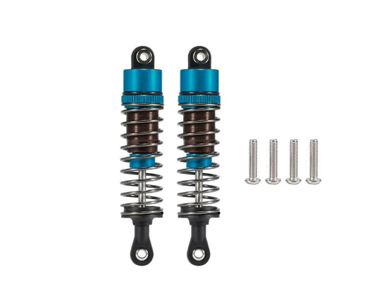 1/10 RC Cars Oil Leakproof Shocks,2Pcs Adjustable 52mm-120mm, 2pcs 85mm blue