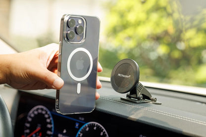 PROfezzion 2-Pack Compatible with MagSafe Car Mount, Magnetic Phone Black