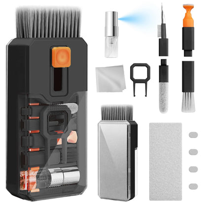 Keyboard Cleaner & Laptop Cleaning Kit, All-in-1 for Computer PC, Black