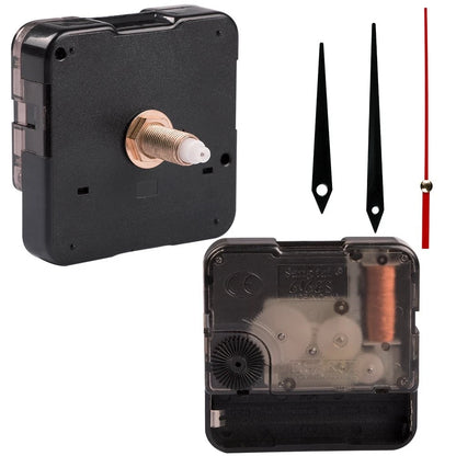 Petift Hands Quartz Wall Clock Movement Mechanisms Battery Small, Black