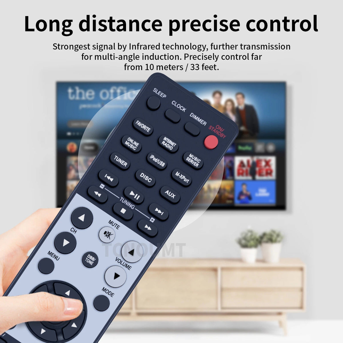 RC009CR Remote Control For Marantz M-CR603 Network CD Receiver 307010079001M