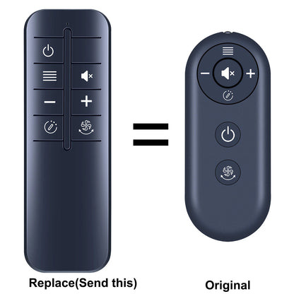 Replace Remote Control For Holmes  40" Smart Connect Wi-Fi Digital Tower Fan