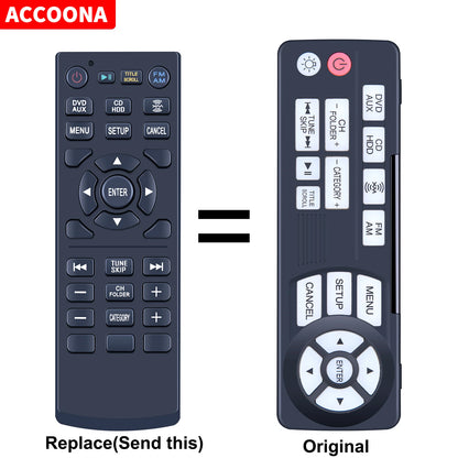 For Honda Overhead DVD Entertainment Remote Control 2016 2017 2018 Pilot EX-L