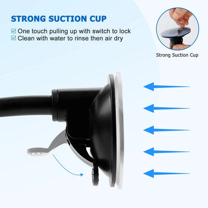 Vansky Car Phone Holder Mount, 3-in-1 Universal Cell 3 in 1 Black