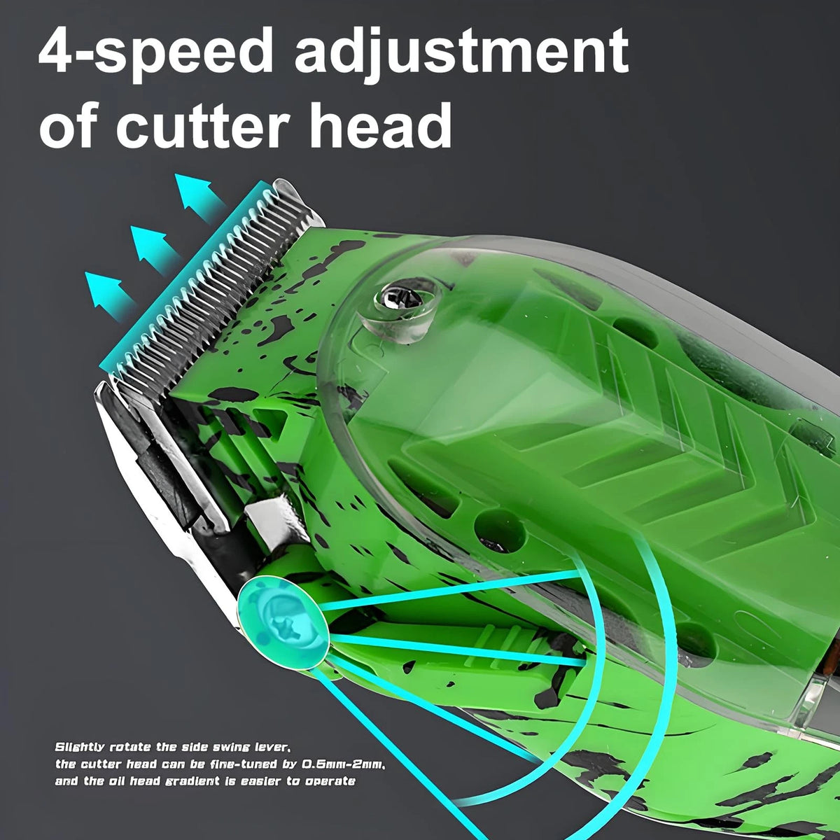 Hair Trimmer Kit for Men,Professional Barber Set Beard Green