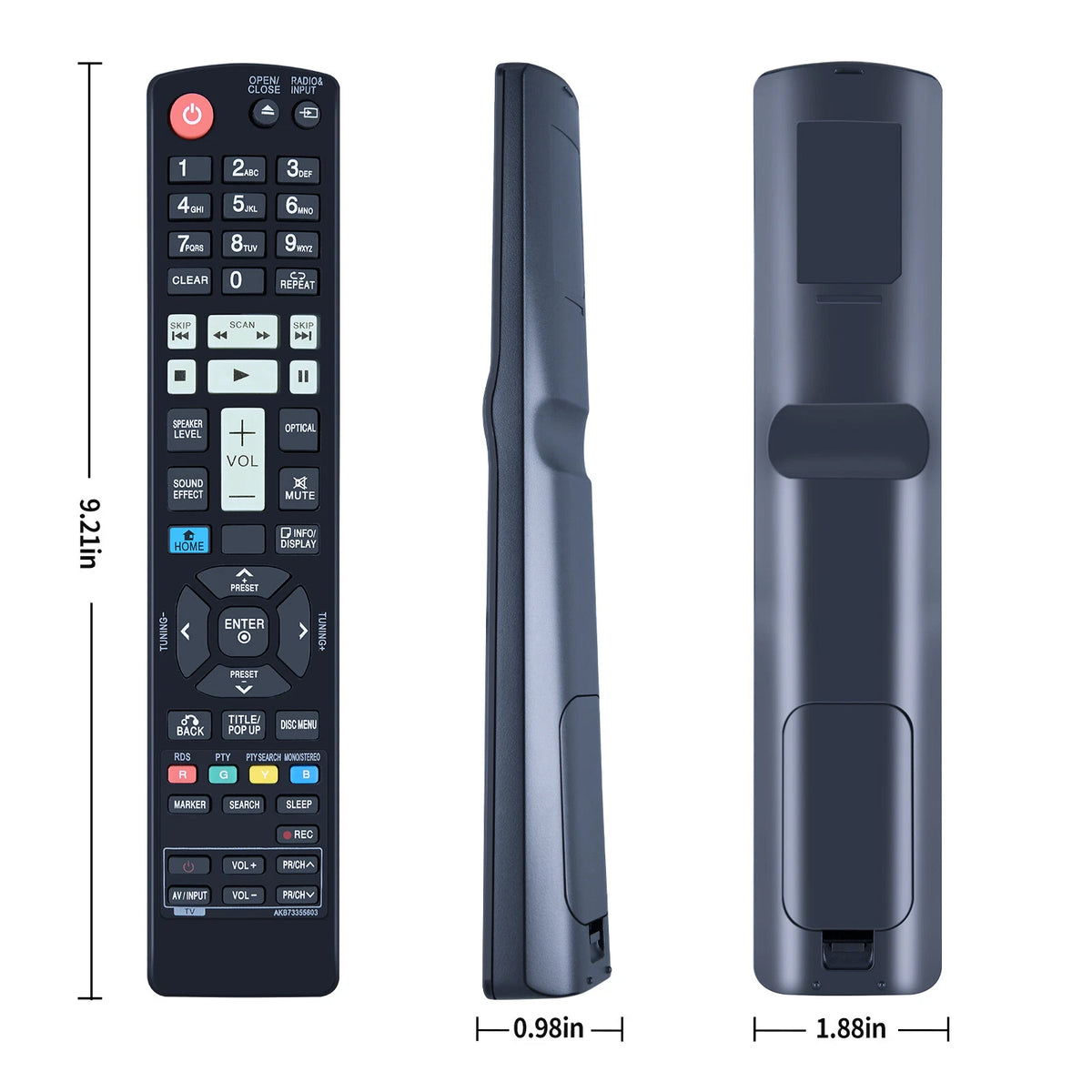 AKB73355603 Remote Control For LG Hi-Fi System FX165DAB FX166 FXS166V