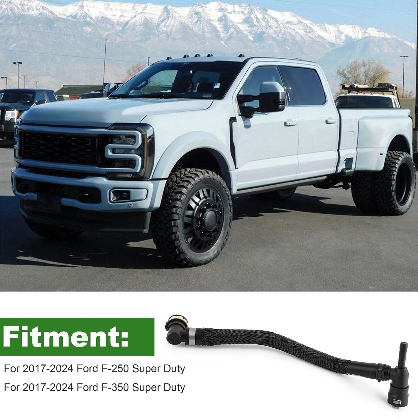 6.7L Diesel Heater Core Coolant Inlet Hose Tube Fits 2017–2024 Ford F-250 F-350