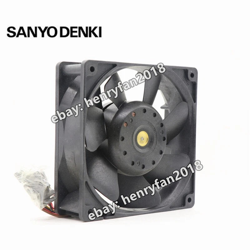 For SANYO 9G1212P1G04 DC 12V 0.83A 120*120*38MM 4wires Axial Cooling Fan San Ace