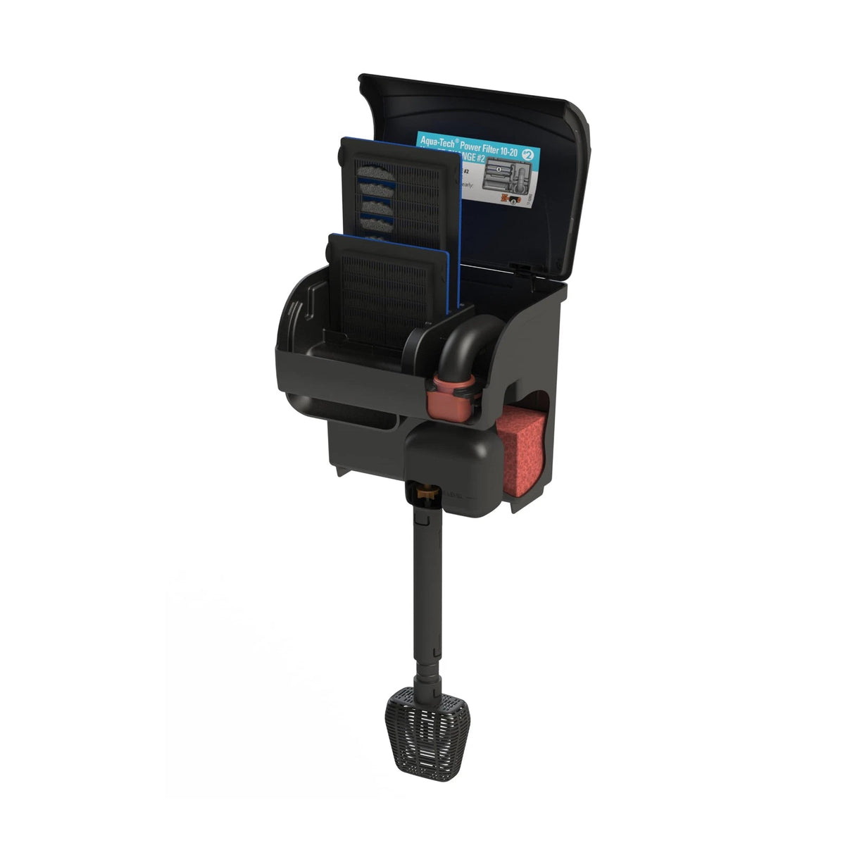 Aqua-Tech Ultra Quiet Power Filter, For Aquariums 10-20  - 10 to 20 Gallon