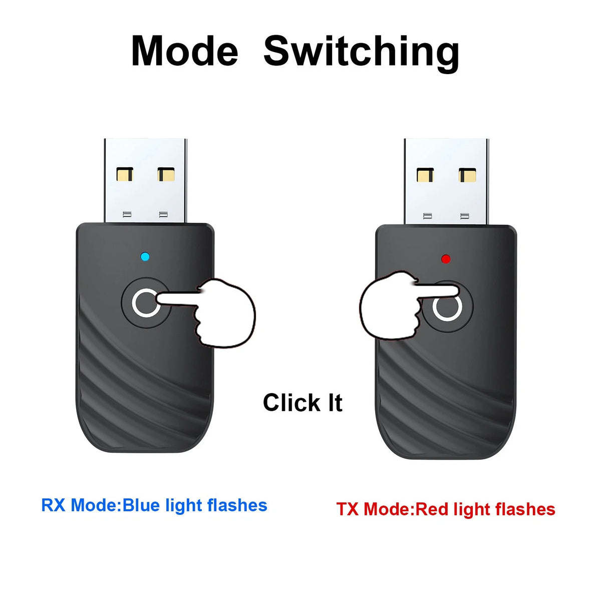 DC 5V Wireless USB Bluetooth Audio PC TV Car Transmitter Receiver Adapter