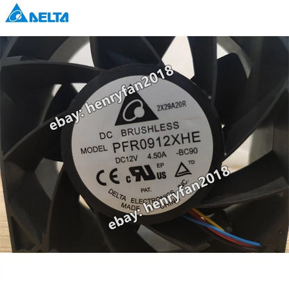 Delta PFR0912XHE Axial Fan DC 12V 4.5A 92*92*38MM 4-Pin Server Case Cooling Fan