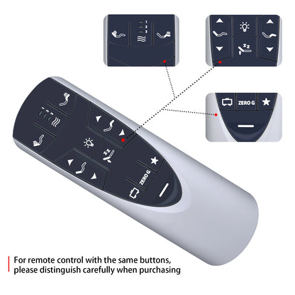 RF502A Remote Control For Tempur-Pedic Ergo Extend Adjustable Base Bed