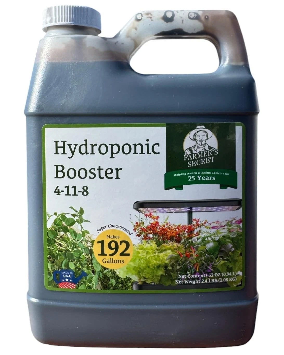 Farmer's Secret Hydroponic Booster Fertilizer - Super Concentrated 32oz