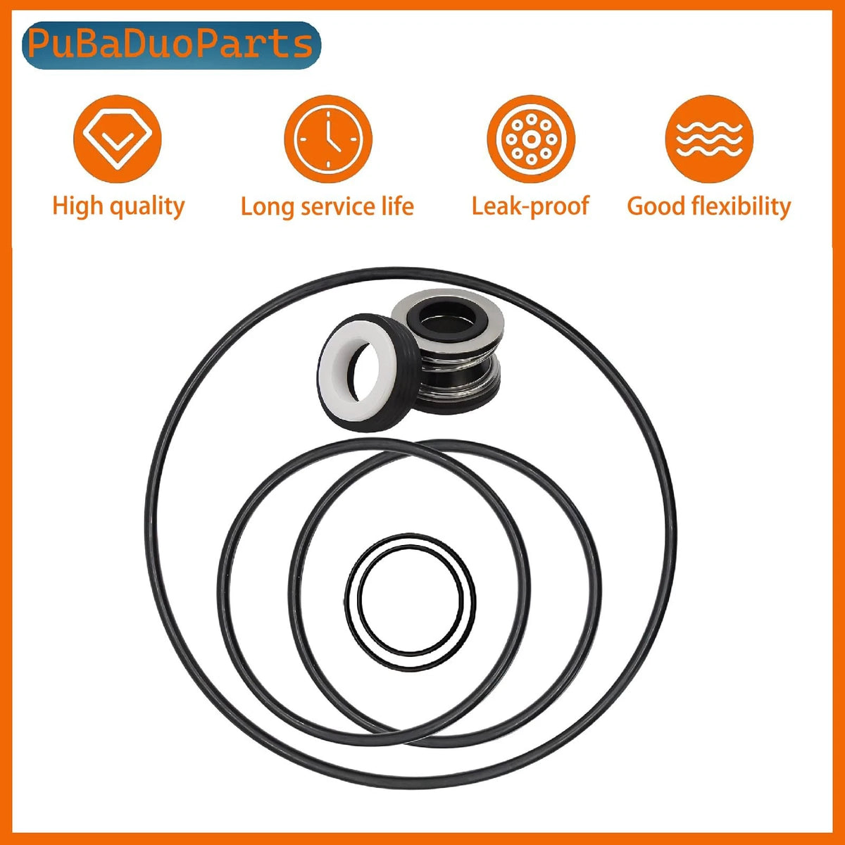 O-Ring Rebuild Repair Kit Compatible with P-entair Challenger GO-KIT5 black
