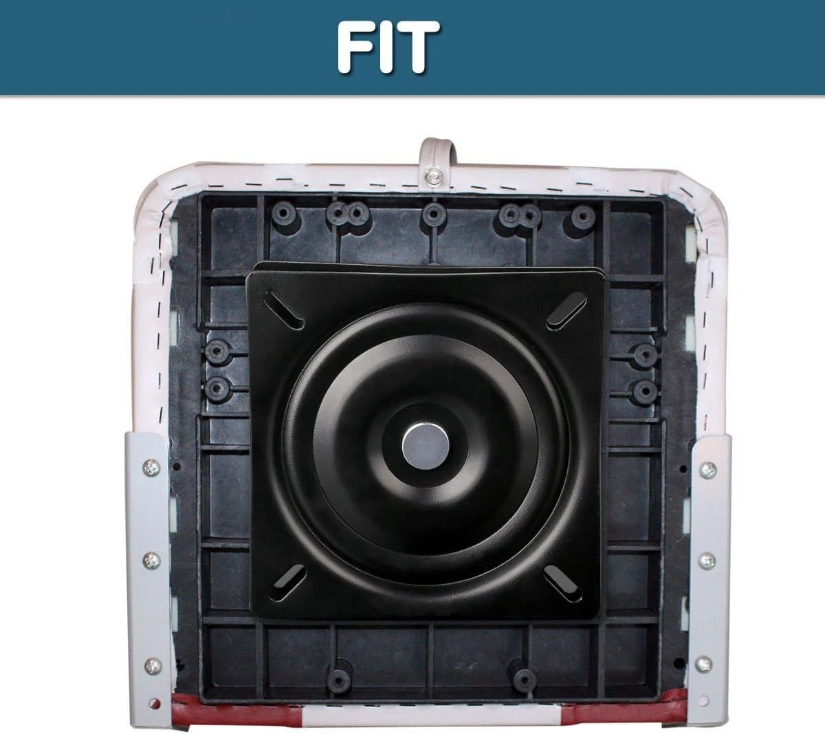 Bar Stool Swivel Plate Replacement, Square Mechanism for BLACK